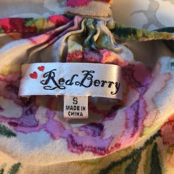 Red Berry romper - floral - Picture 5 of 7